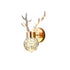 Contemporary Creative Acrylic Antler Bubble Crystal Ball LED Wall Sconce Lamp For Living Room