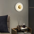 Contemporary Creative Round Scallop Hardware LED Wall Sconce Lamp For Living Room