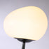 Contemporary Retro PE Round Shade Adjustable Wood Tripod Stand 1-Light Standing Floor Lamp For Bedroom