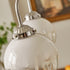 Traditional French Flower Bud Glass Shade Silver Finish Frame 3/4-Light Chandelier For Living Room