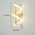 Modern Minimalist Spiral Hardware Aluminum Silicone LED Wall Sconce Lamp For Living Room