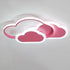 Contemporary Simplicity Cloud Acrylic Shade Hardware LED Flush Mount Ceiling Light For Bedroom