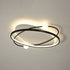 Modern Minimalist Circular Hardware Acrylic LED Flush Mount Ceiling Light For Bedroom