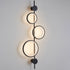 Modern Minimalist Multiple Circle Iron Silicone LED Wall Sconce Lamp For Living Room