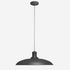 Contemporary Scandinavian Waterproof Carbonized Steel Round 1-Light Pendant Light For Outdoor Patio