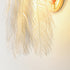 Contemporary Creative Ostrich Feather Design 1-Light Wall Sconce Lamp For Living Room