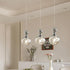 Contemporary Scandinavian Lava Ball Iron Acrylic 1-Light Pendant Light For Bedroom