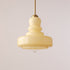 Contemporary Vintage Round Gourd Iron Copper Glass 1-Light Pendant Light For Living Room