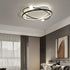 Modern Minimalist Circular Hardware Acrylic LED Flush Mount Ceiling Light For Bedroom