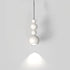 Traditional Japanese Gourd Iron Aluminum LED Pendant Light For Bedroom