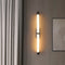 Contemporary Scandinavian Cylindrical Stainless Steel Acrylic LED Wall Sconce Lamp For Living Room