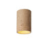 Traditional Japanese Imitation Stone Textures Cylinder LED Spotlight Flush Mount Ceiling Light For Bedroom