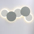 Modern Minimalist Round Eclipse Iron LED Wall Sconce Lamp For Living Room