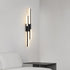 Modern Minimalist Vertical Bar Acrylic Iron LED Wall Sconce Lamp For Living Room