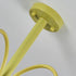 Modern Minimalist Cream Pumpkin Metal Glass 4/6 Light Chandelier For Living Room
