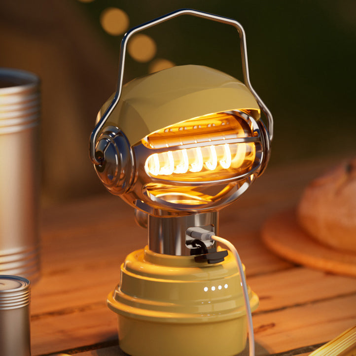 Contemporary Creative Sci-Fi Alien LED Rechargeable Portable Camping Light For Outdoor