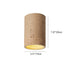 Traditional Japanese Imitation Stone Textures Cylinder LED Spotlight Flush Mount Ceiling Light For Bedroom