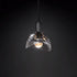 Contemporary Luxury Dazzling Curve Crystal Brass 1-Light Pendant Light For Living Room