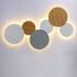 Modern Minimalist Round Eclipse Iron LED Wall Sconce Lamp For Living Room