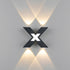 Modern Minimalist Waterproof X-Shape Aluminum LED Wall Sconce Lamp For Outdoor Patio