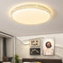 Contemporary Scandinavian Round Square Acrylic Skeleton Border LED Flush Mount Ceiling Light For Living Room