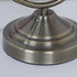 Traditional Vintage Dome Petal Clock Hardware Glass 1-Light Table Lamp For Bedroom