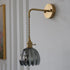 Modern Art Deco Flower Bud Glass Shade 1-Light Wall Sconce Lamp For Living Room