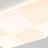Modern Simplicity Ribbed PE Cube Shade LED Flush Mount Ceiling Light For Living Room