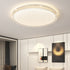 Contemporary Scandinavian Round Square Acrylic Skeleton Border LED Flush Mount Ceiling Light For Living Room