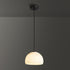 Modern Luxury Full Copper Geometric Marble Shade 1-Light Pendant Light For Living Room