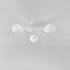 Modern Art Deco Tulip Flower Design 3/7/11/13 Light Semi-Flush Mount Ceiling Light For Living Room