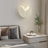 Contemporary Creative Iron Acrylic Sapling Shade LED Wall Sconce Lamp For Bedroom