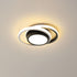 Modern Minimalist Hardware Acrylic Circle Ring LED Flush Mount Ceiling Light For Bedroom