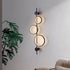 Modern Minimalist Multiple Circle Iron Silicone LED Wall Sconce Lamp For Living Room