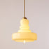 Contemporary Vintage Round Gourd Iron Copper Glass 1-Light Pendant Light For Living Room