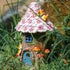 Contemporary Creative Resin Tree House Flower Mushroom Decor LED Solar Lawn Light For Garden