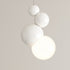 Modern Minimalist Cream Multi Orb Iron 1/2/3 Light Island Light Chandelier For Dining Room