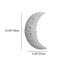 Contemporary Creative Moon Carving Resin LED Wall Sconce Lamp For Living Room