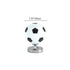 Contemporary Creative Iron Glass Football Shade 1-Light Table Lamp For Bedroom