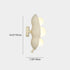 Contemporary Creative Pea Resin Glass 3-Light Wall Sconce Lamp For Living Room