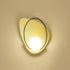 Modern Art Deco Geometric Iron Round Shade 1-Light Wall Sconce Lamp For Living Room