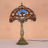 Traditional Tiffany Umbrella Alloy Stained Glass 1-Light Table Lamp For Bedroom