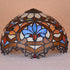 Traditional Tiffany Umbrella Alloy Stained Glass 1-Light Table Lamp For Bedroom