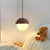 Modern Minimalist Orb PC 1-Light Pendant Light For Bedroom