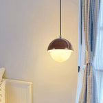 Modern Minimalist Orb PC 1-Light Pendant Light For Bedroom