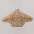 Traditional Rustic Rattan Weaving Straw Hat 1-Light Pendant Light For Dining Room