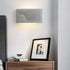 Modern Simplicity Tiered Cement Round Shade 1-Light Wall Sconce Lamp For Living Room