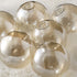 Modern Mid-century Brass Frame Molecular Glass Ball Shade 6/9/12/15-Light Chandelier For Living Room