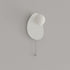 Contemporary Creative Irregular Oval Iron Plastic 1-Light Wall Sconce Lamp For Bedroom