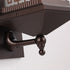 Traditional Chinese Aluminum Square Chinese Knot Pattern LED Waterproof Solar Wall Sconce Lamp For Outdoor Patio